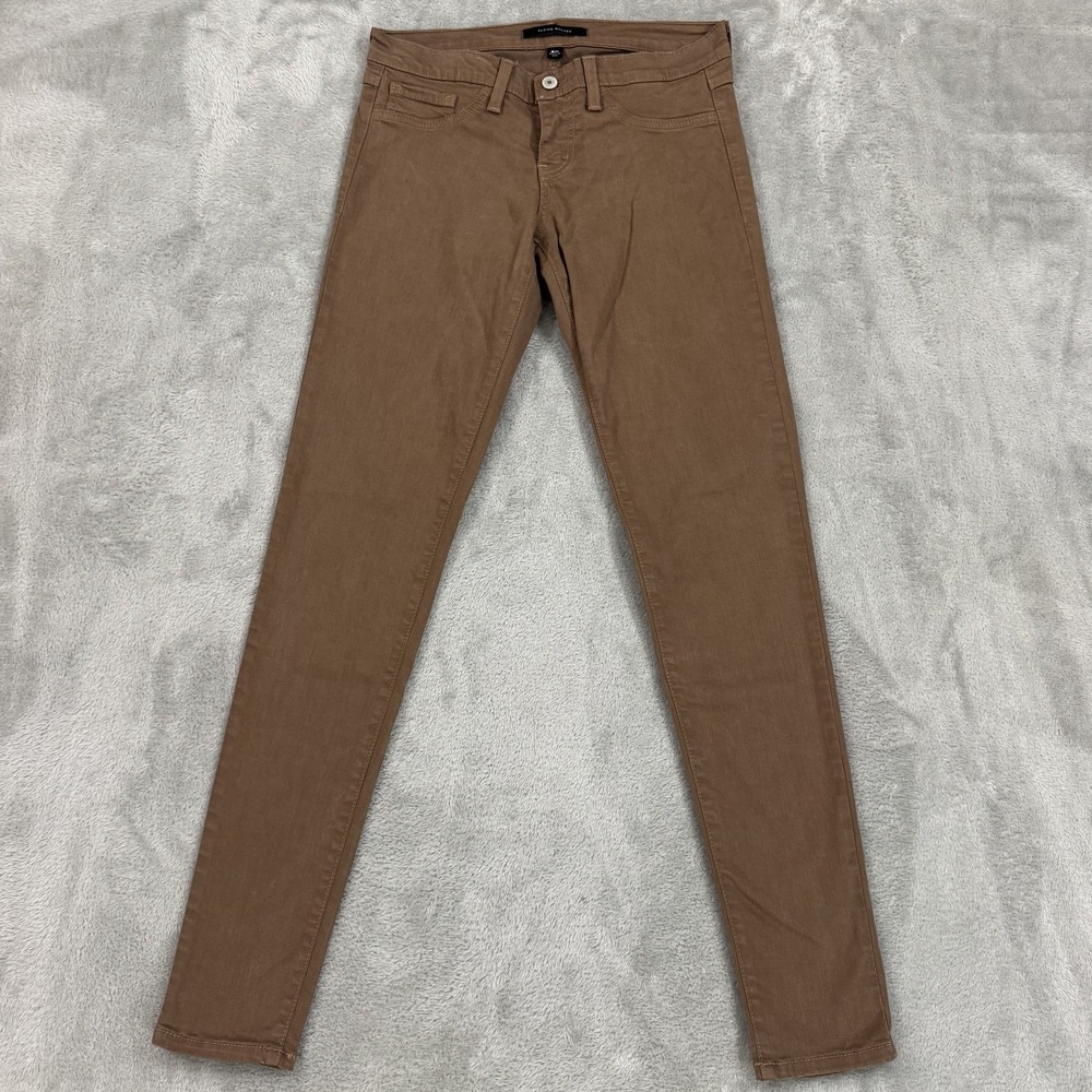 Flying Monkey Jeans Womens 27 Brown Slim Skinny Stretch Comfort Flex Low USA‎